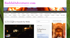 Desktop Screenshot of bashfuladventurer.com